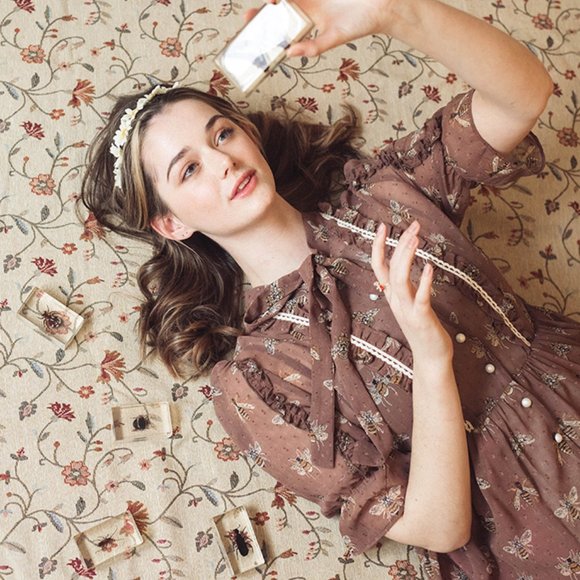 Miss Patina Dresses & Skirts - Miss Patina Honey Bee Flutter Dress